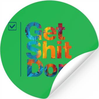 Discover Get Shit Done Stickers