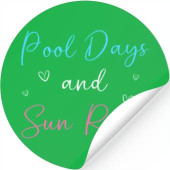 Discover Pool Party Squad Summer Outing Friends Stickers