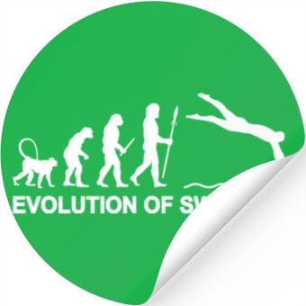 Discover Swimming Evolution Stickers