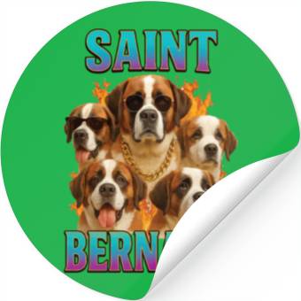 Discover Saint Bernard Stickers