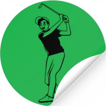 Discover Golf Kid Stickers