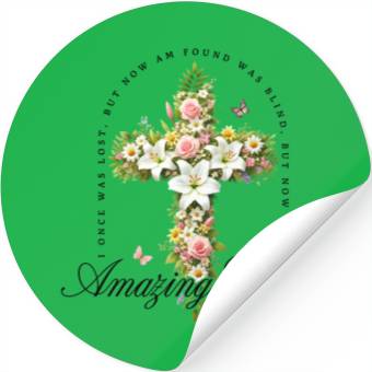 Discover Amazing Grace Stickers
