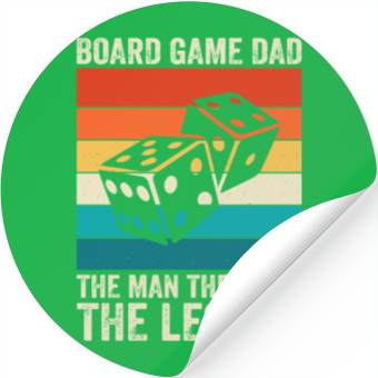Discover Board game dad Stickers