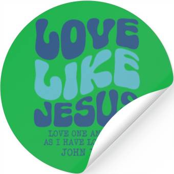 Discover Love Like Jesus Christian Stickers