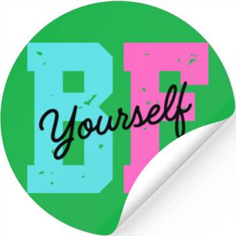 Discover Be yourself Stickers