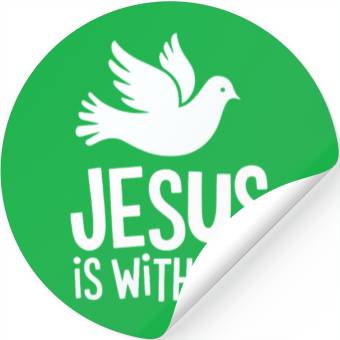 Discover Jesus is with me Stickers