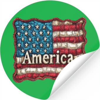 Discover American Flag Stickers