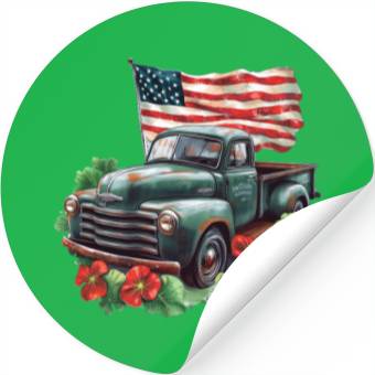 Discover American Flag Stickers