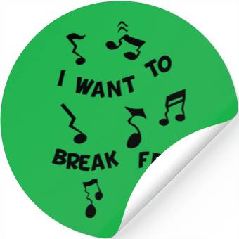 Discover False Notes Freedom Stickers