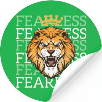 Discover Fearless King Stickers