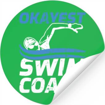 Discover Swimming Coach Stickers