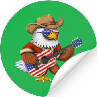 Discover American Bald Eagle Stickers