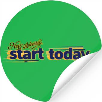 Discover Typography design based on daily adventure. Stickers