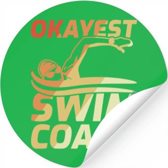 Discover Funny Swimming Coach Stickers