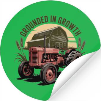 Discover Grounded in Growth Stickers