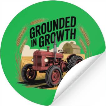 Discover Grounded in Growth Stickers