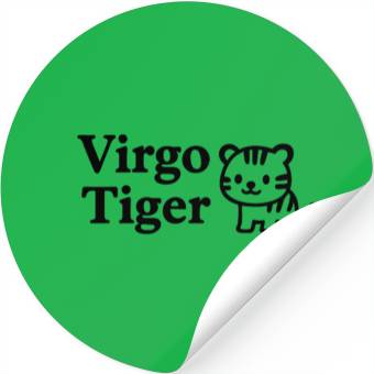 Discover Virgo Tiger Stickers