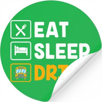 Discover School Buse Funny School Bus Driver Stickers