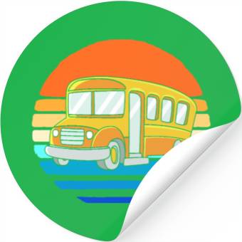 Discover School Bus Driver Stickers