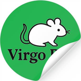 Discover Virgo Rat Stickers