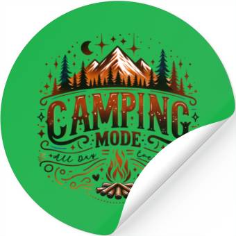 Discover Camping Mode Stickers