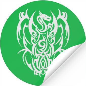 Discover Dragon tribal Stickers