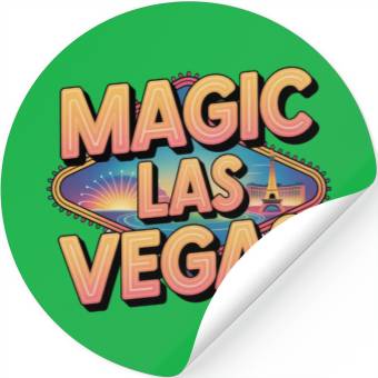 Discover Magic Las Vegas Stickers