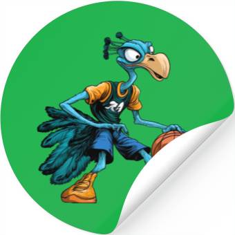 Discover Basketball bird bouquet Stickers