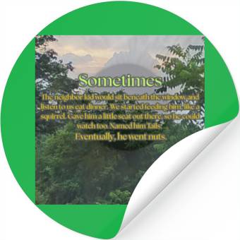 Discover Squirrel neighbor Nuts Stickers
