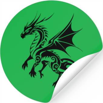 Discover Tribal Dragon Stickers
