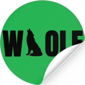 Discover Lone Wolf Spirit Stickers
