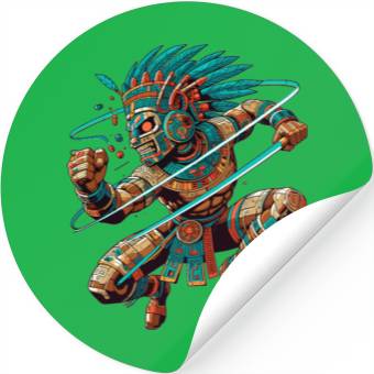Discover Aztec Warrior - Inca Maya Mayans Stickers