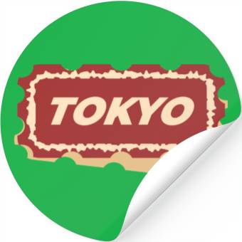 Discover Tokyo Travel Ticket Stickers