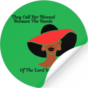 Discover A Blessed Woman Stickers