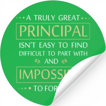 Discover School Principal Teacher Appreciation Stickers