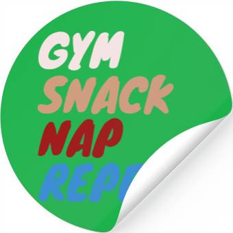 Discover Fitness Motivation Script Stickers