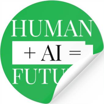 Discover Human AI Future Stickers