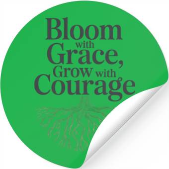 Discover Bloom with Grace Inspirational Stickers