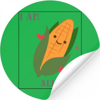 Discover Funny Corn Graphic Stickers