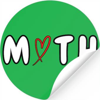 Discover Math Love – MATH Cute Minimal Design Stickers
