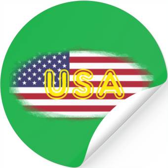 Discover American Flag USA Stickers