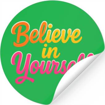 Discover Inspirational Quote Typography Design Stickers