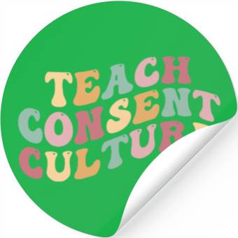 Discover Teach consent culture Stickers