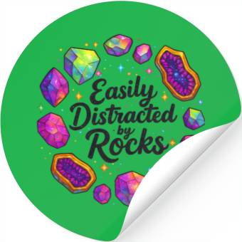 Discover Vibrant Cosmic Ruby Crystal Art Stickers