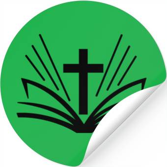 Discover cross bible 1c Stickers