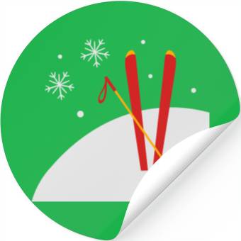 Discover Skiing 3 Stickers
