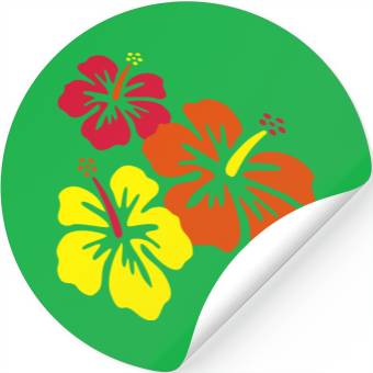 Discover hibiscus triple Stickers