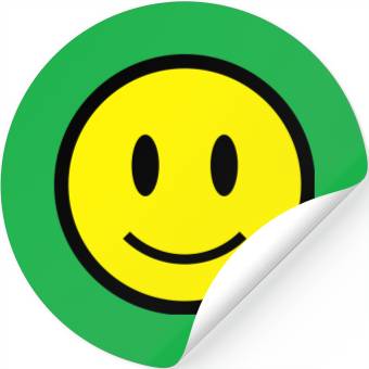 Discover Smiley Face Icon 2c Stickers