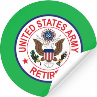 Discover Army Retired Stickers