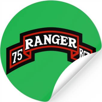 Discover 75th Ranger RGT Stickers